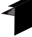 [AUSPANS002_020] JOKA PARO Akustik Alu F-Eindprofiel voor vlakke montage PPF002 Zwart mat 20x50mm 3,05mtr