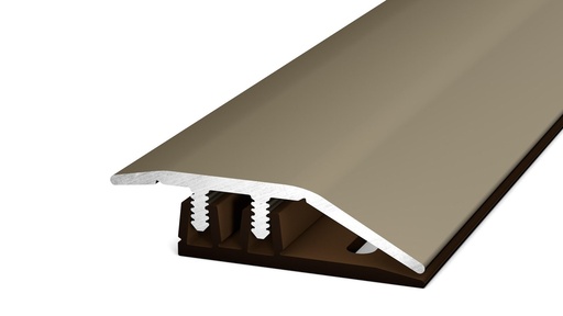 Aanpassingprofiel (N) PVC 34mm Edelstaal-Mat 4-7,5mm 270cm - nr. 323 | 3232014270 (1)