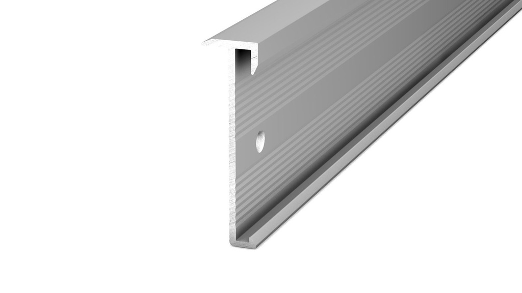 Trapkantprofiel PVC 2 - 3 mm Zilver 10x300cm - nr. 299 | 2996311300 (1)