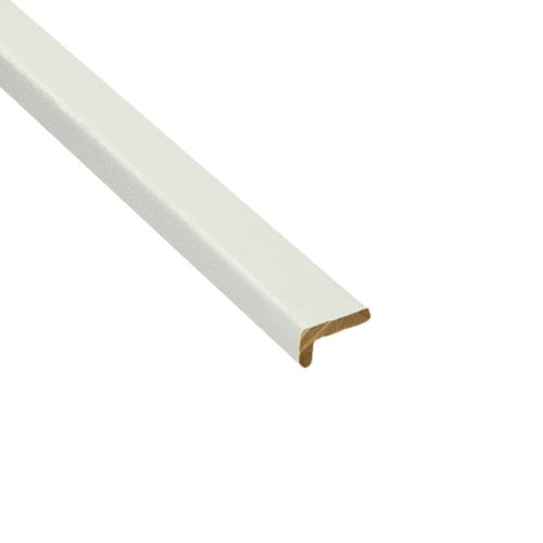[73999] Hoeklat Platina Wit 12/22 mm