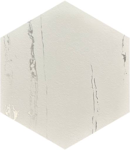 [CAT-TFD-FLOORTILE-HEXAGON-WHITE] Hexagon White