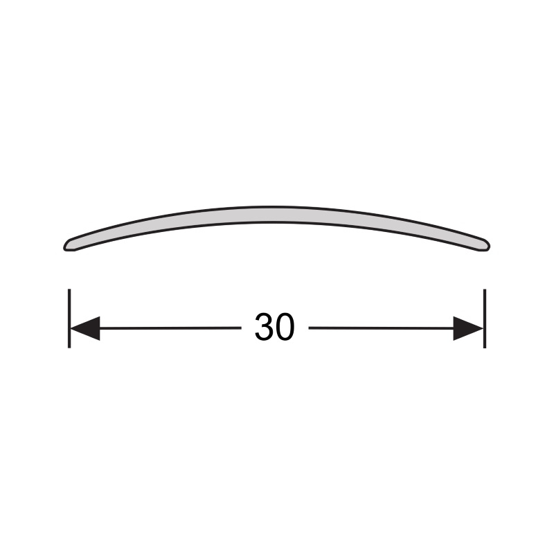 Dilatatieprofiel zelfklevend zilver 3,3x30mm 3m 1276B (2)