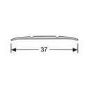 Dilatatieprofiel zelfklevend zwart 2,8x37mm 3m 1262 (2)