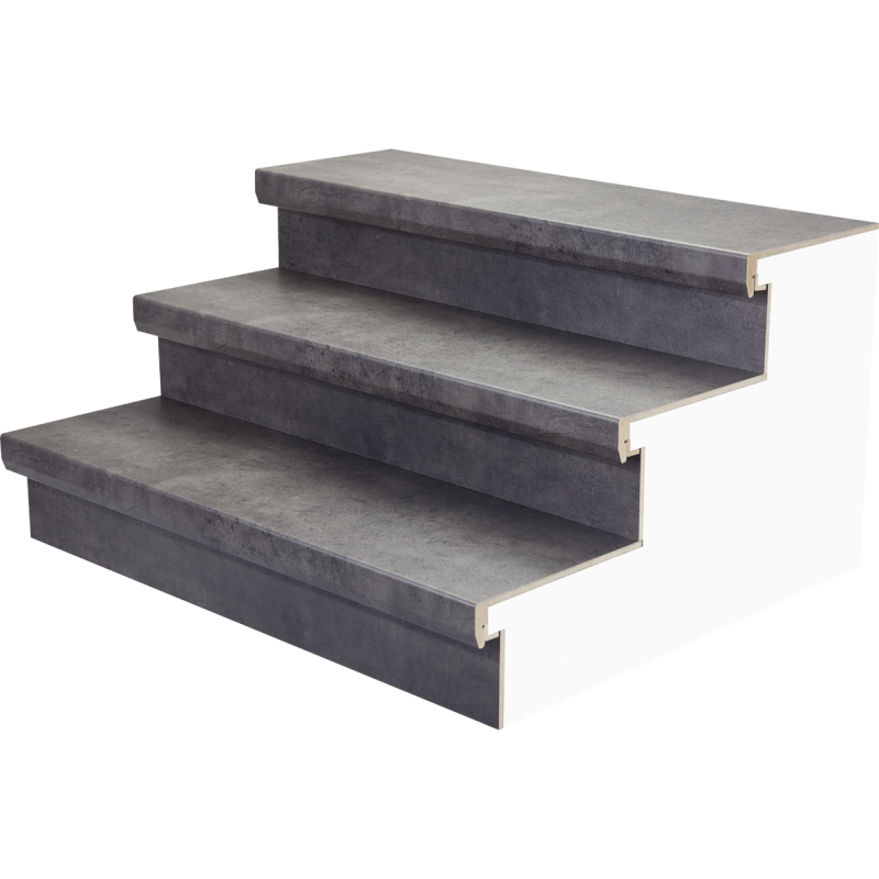 Dubbel stootbord basalt donker PRO 115 x 40 cm (3)