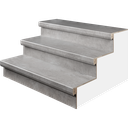 Dubbel stootbord beton 138 x 40 cm (3)