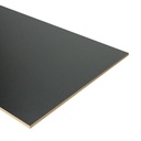 [73981] Dubbel stootbord Zwart 90x40cm