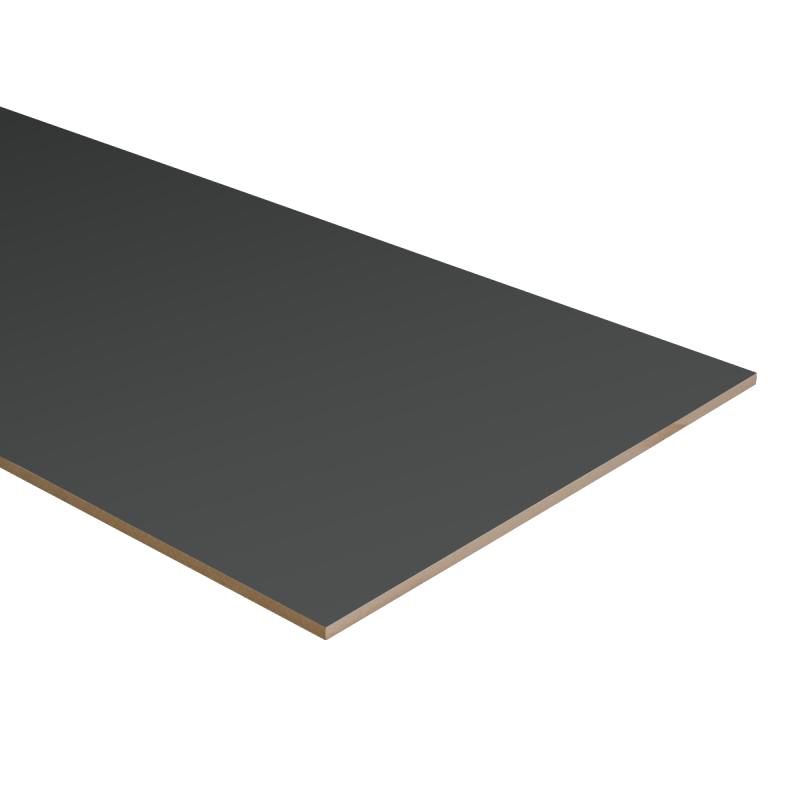 Dubbel stootbord folie 160 x 40 cm RAL9010/RAL7043 (2)