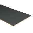 Dubbel stootbord folie 160 x 40 cm RAL9010/RAL7043 (2)