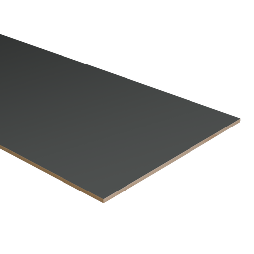 Dubbel stootbord folie 160 x 40 cm RAL9010/RAL7043 (2)