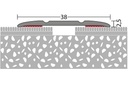 Naadstrip 38mm Licht Eiken ZKL 10x270cm - nr. 132 | 1324425270 (2)