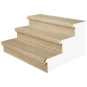 Dubbel stootbord hoogland eiken 92 x 40 cm (3)