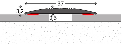 Naadstrip 38mm Zilver ZKL Fijne Rib 10x270cm - nr. 139 | 1392411270 (1)
