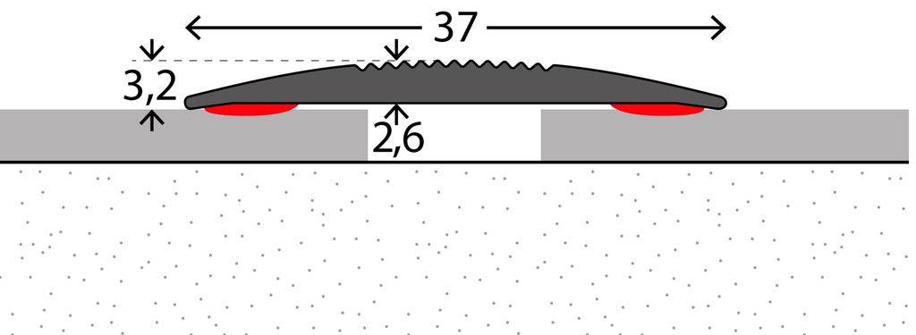 Naadstrip 38mm Brons ZKL Fijne Rib 10x270cm - nr. 139 | 1392412270 (1)