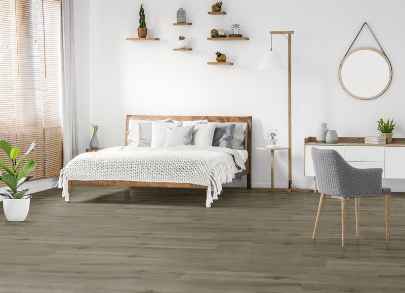 Gelasta Callisto 4105 (dryback) Natural Oak Brown gelegd in een interieur