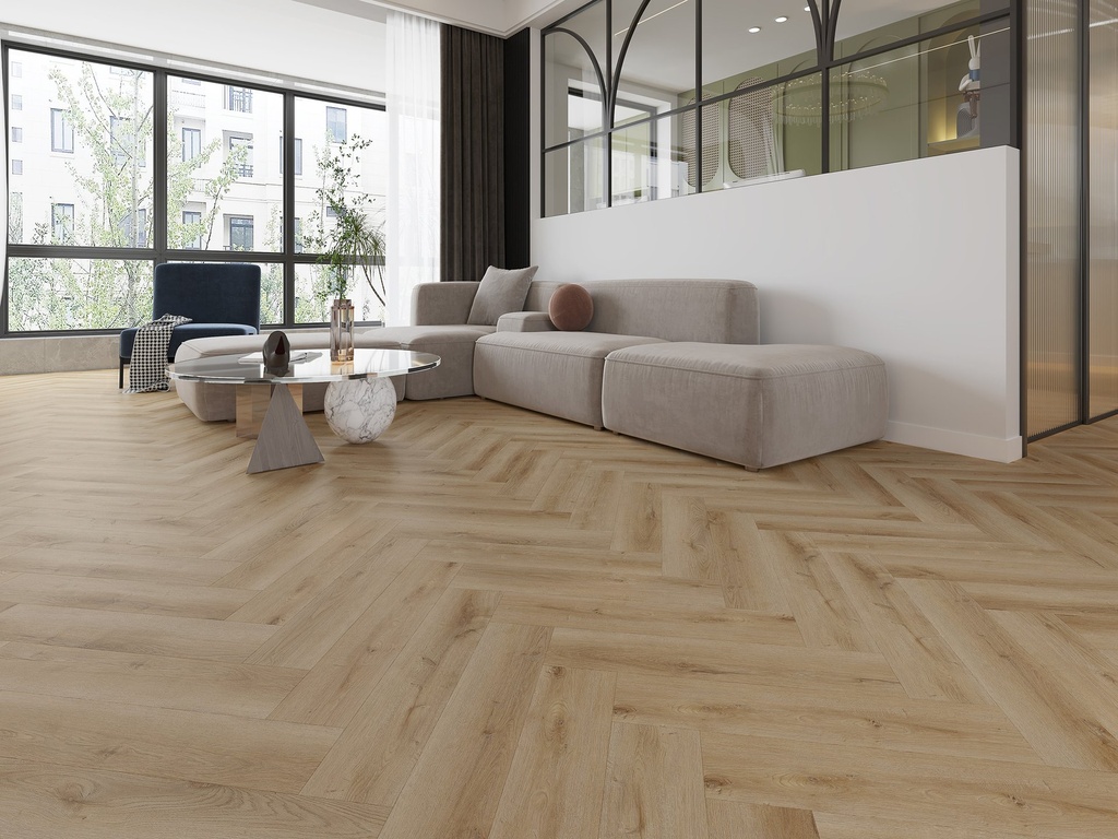 Dynamic Visgraat 2601 (dryback) Natural smoked (interieur)