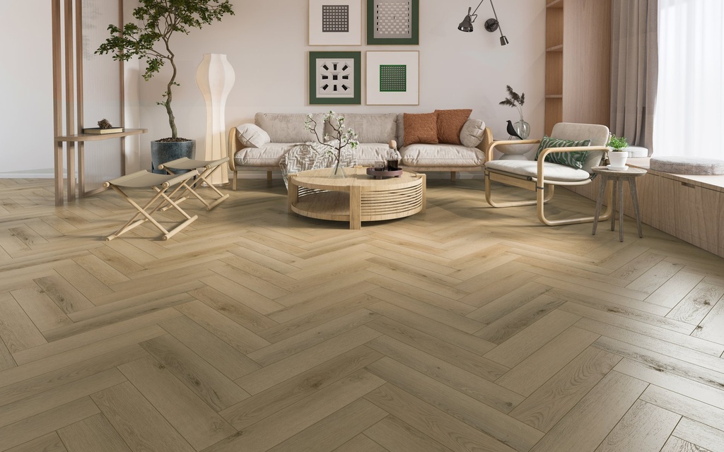 Firmfit Silent Visgraat 7601 (rigid click) Sierra Beige (interieur)