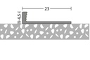 Afsluitprofiel buigbaar 4,5mm aluminium 10x250cm - nr. 701 | 7011306250 (1)