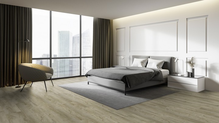 Sense G920 plank SPC klik PVC gelegd in een interieur