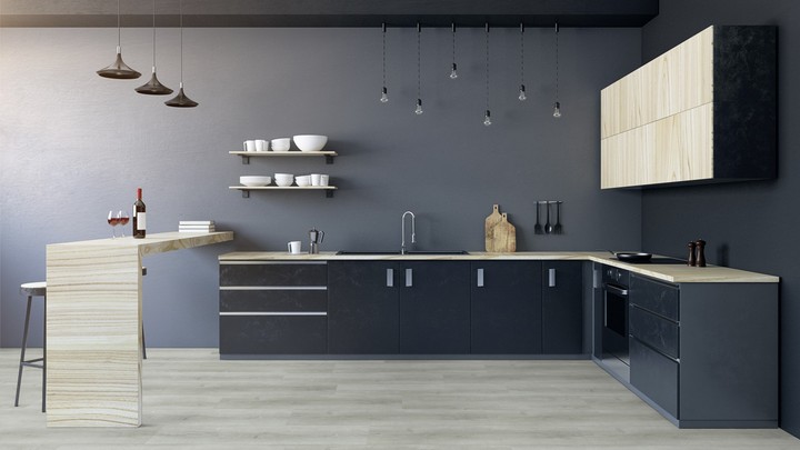 Sense PPE60 plank plak PVC gelegd in een interieur