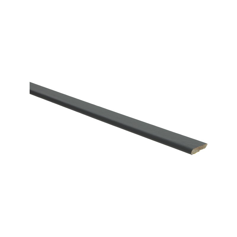 [23250] PPC Plakplint decor 250 — Zwart RAL 9005 — 24×5 mm, 2,40 m
