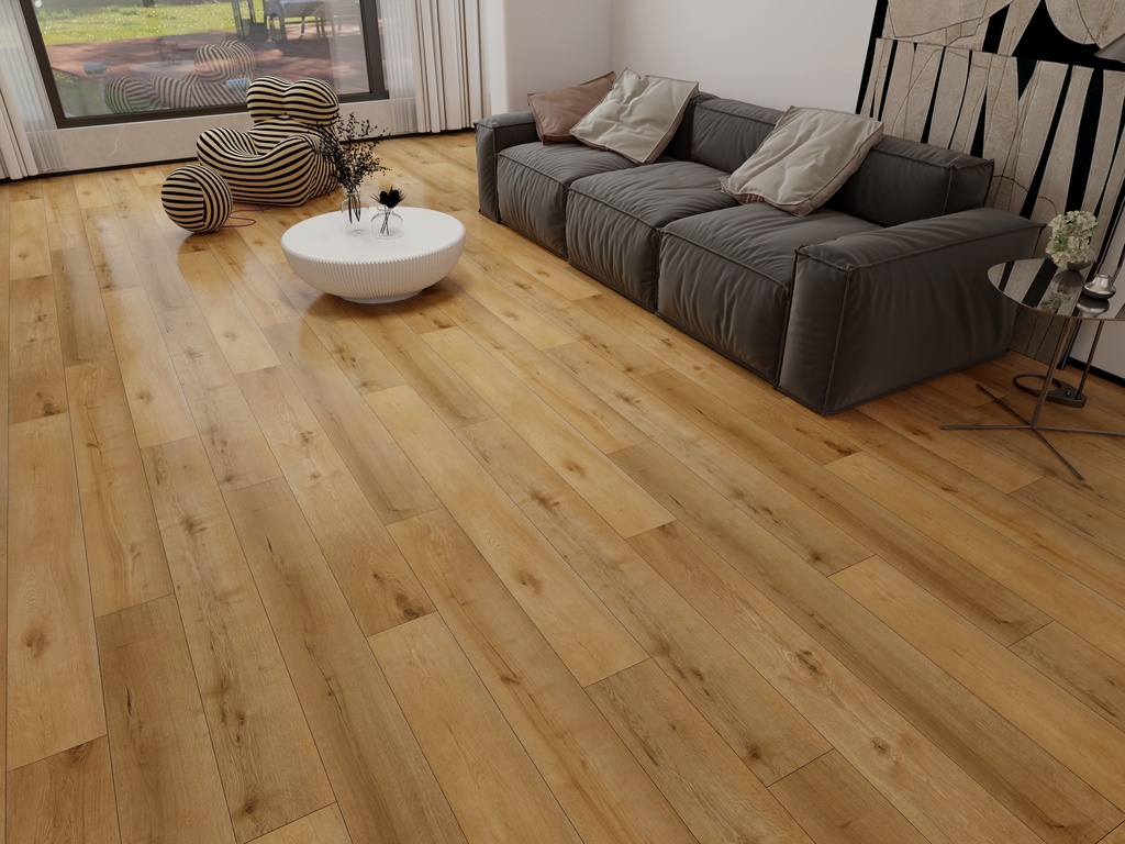Grande Natural Oak Plank Click | GR-502-PL gelegd in een interieur