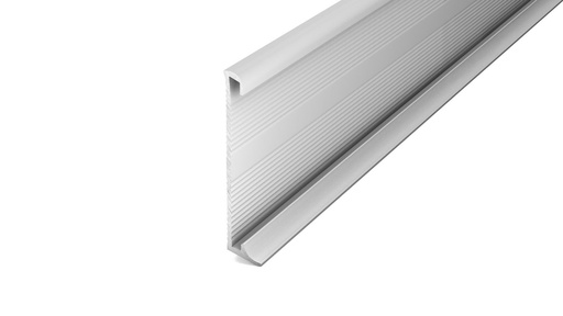 Wandprofiel nr. 60mm v. PVC inleg aluminium 10x270cm - nr. 378 | 3782011270 (1)