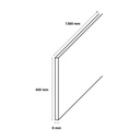 Dubbel stootbord provencaals eiken 138 x 40 cm (1)
