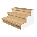 K-Stairs Dubbel Stootbord Segura Eiken Beigebruin 115cm (3)