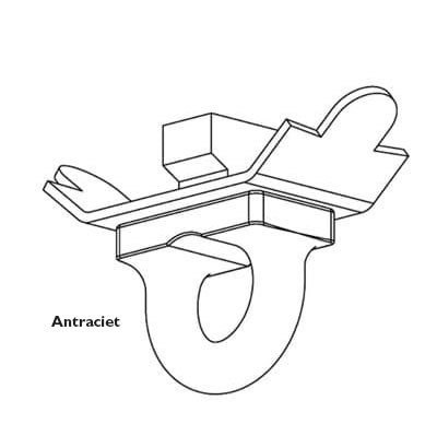 F100/F120 eindstop open Antraciet 100st (1)