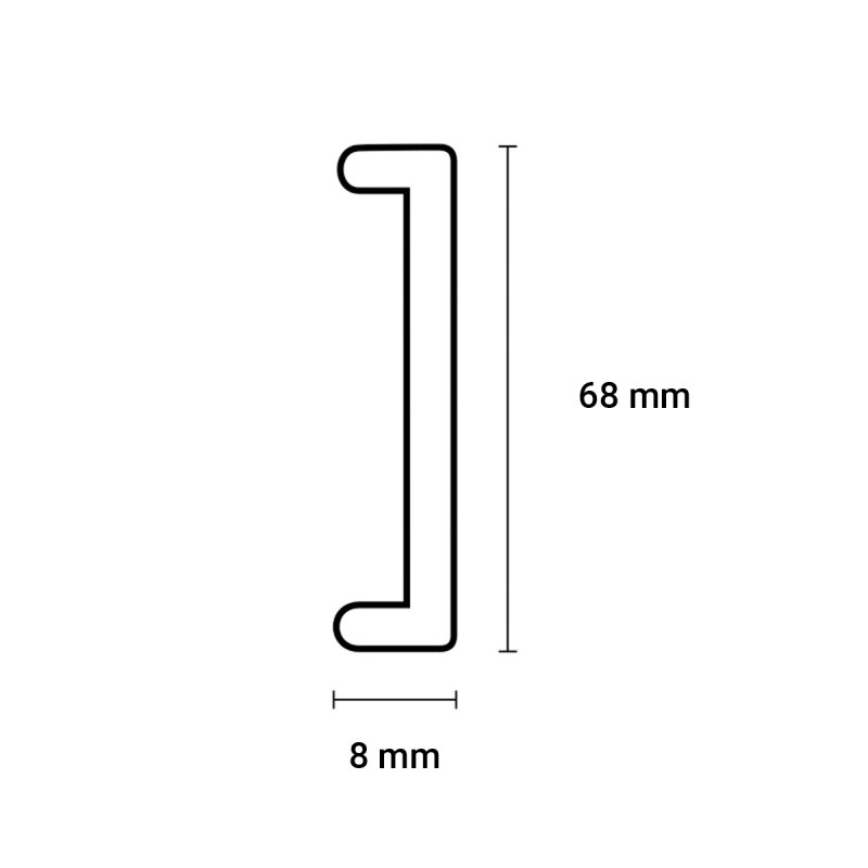 U-afdekprofiel 8/68 beton (1)