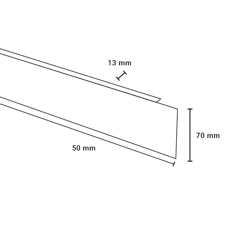 K-Stairs Kantafwerking 13x70mm Tajo Eiken Zandkleurig 0,5m (2)
