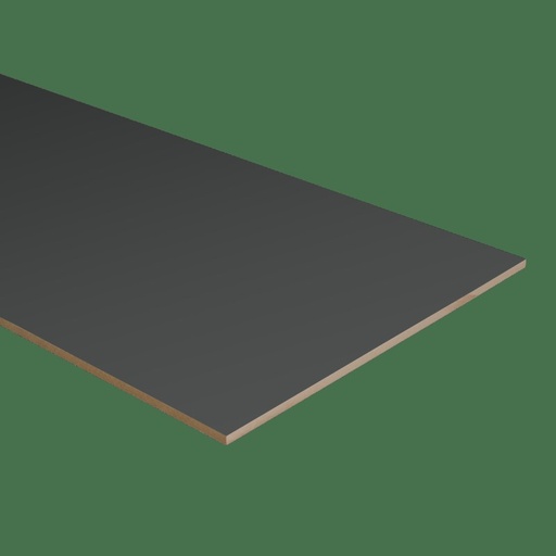 Dubbel stootbord folie 115 x 40 cm RAL9010/RAL7043 (1)