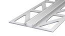 Voeg-/Dilatatieprofiel Aluminium 3 mm Zilvergrijs 300cm nr. 770 | 7702545300 (1)