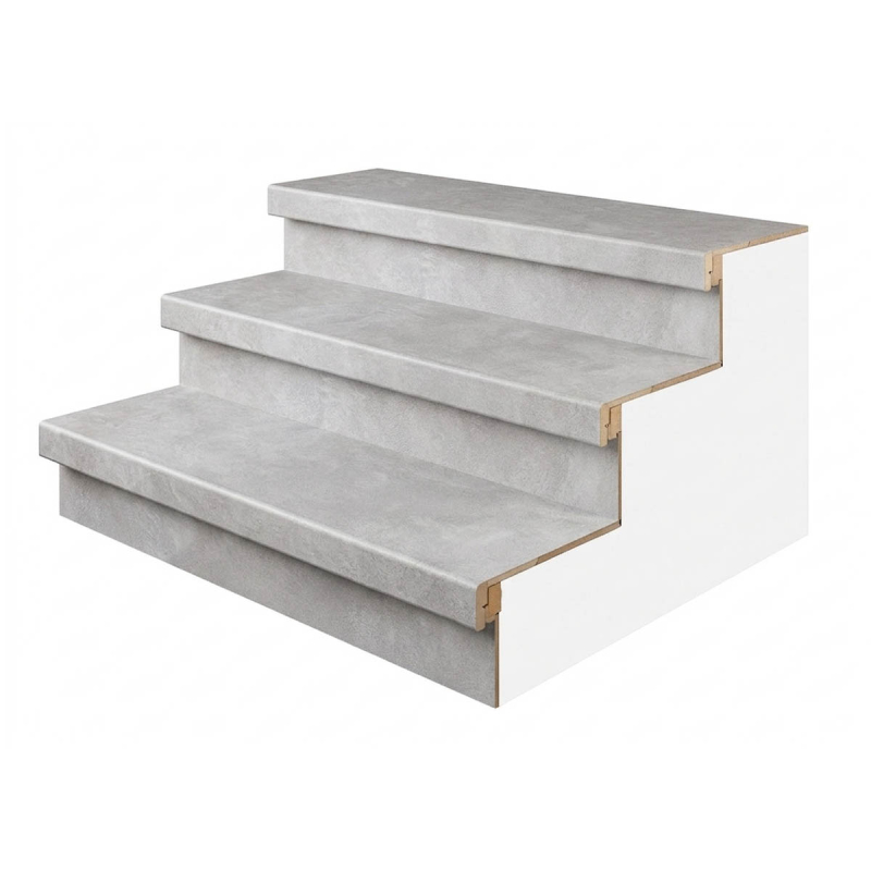 K-Stairs U-afdekprofiel 8x68mm Beton Lichtgrijs Gepolijst 2, (3)