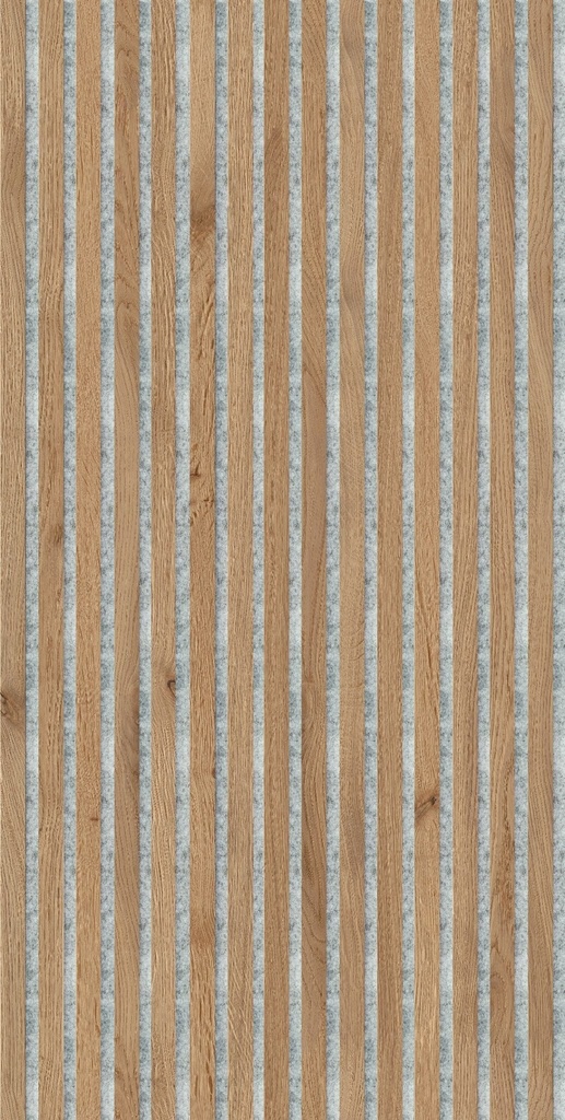 JOKA PARO Akustik PAG350 2790x600mm Eik Rustiek Olie + Grijs Vlies | Pak à 3,35m² (1)