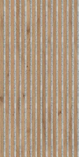 JOKA PARO Akustik PAG350 2790x600mm Eik Rustiek Olie + Grijs Vlies | Pak à 3,35m² (1)