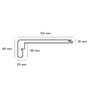 K-Stairs Uitlooptrede PP Tajo Eiken Greige 278cm (2)