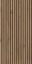 JOKA PARO Akustik PAS360 2790x600mm Eik Rustiek Olie + Zwart Vlies | Pak à 3,35m² (1)
