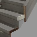 K-Stairs Zijkant Afwerkprofiel 10x70mm Landhuis Eiken Pro 0, (3)