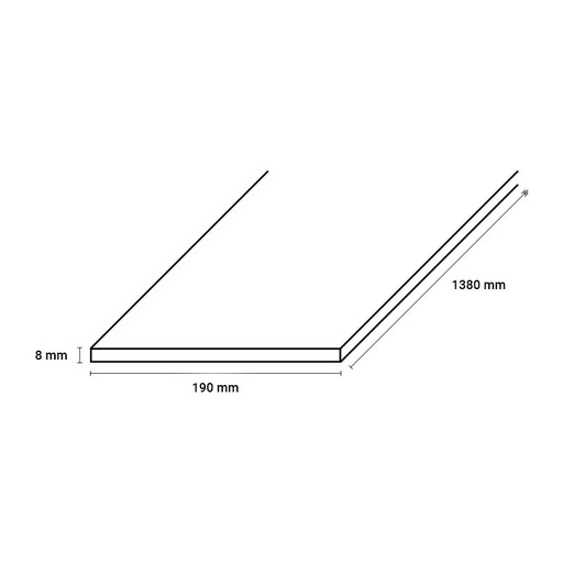 K-stairs Laminaat CPL Basalt Donker Pro 8mm 19cm (2)