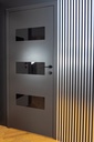 JOKA PARO Akustik PAS120 2790x600mm Zilver Metaal + Zwart Vlies Glans | Pak à 3,35m² (1)
