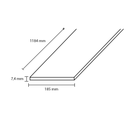 Laminaat Vesuvius Zwart Houtnerf 7,4x185x1184mm (2)