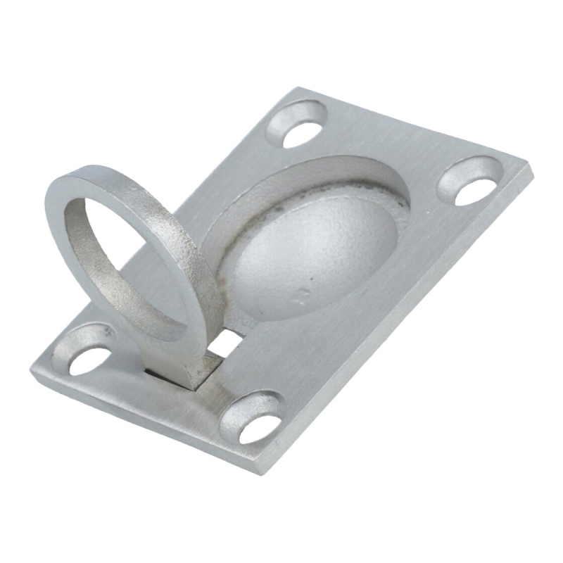 Luikring nikkel mat 48 x 38 mm (2)