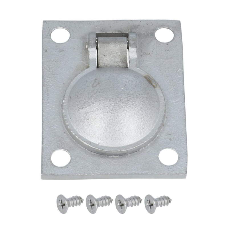 Luikring nikkel mat 48 x 38 mm (3)