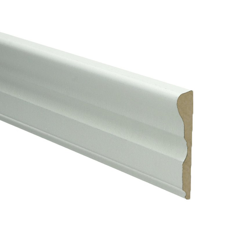MDF Renaissance architr. 88x18 wit voorgelakt RAL 9010 (1)