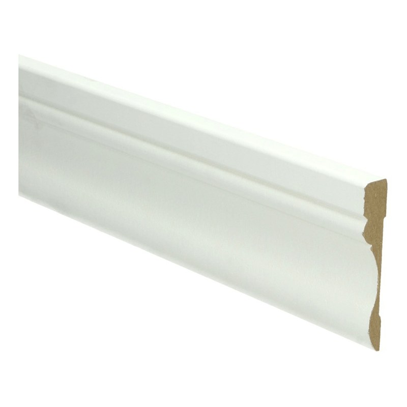 MDF Barok architraaf 70x12 wit voorgelakt RAL 9010 (1)