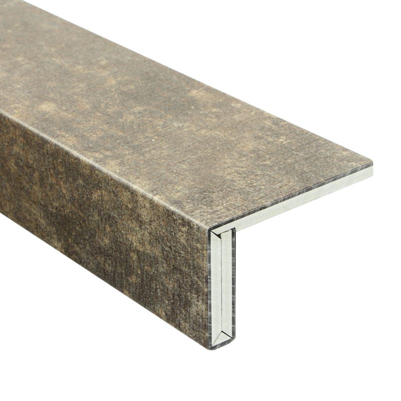 Neuslijst PVC brownie 150x5,5cm (3)