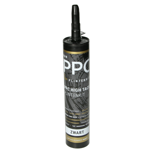 PPC High Tack Plintenkit Zwart RAL 9005 290ml (2)