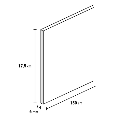 PVC rigid stootbord boterkoek UM 150x17,5cm (2)