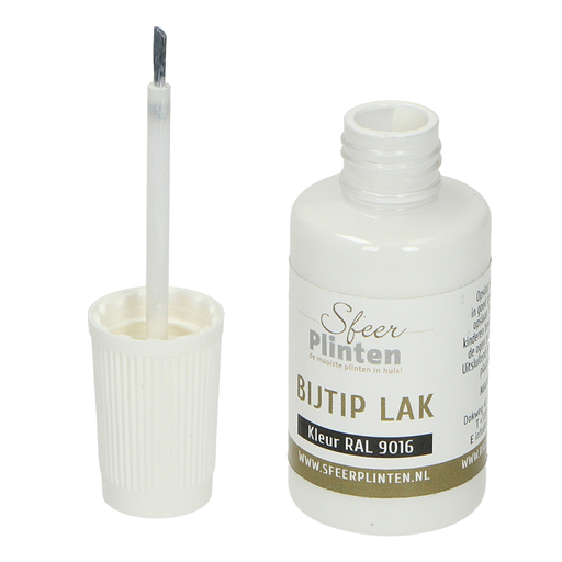 Sfeerplinten bij-tip-lak RAL 9016 - 20 ml (2)